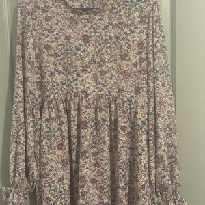 Floral Print Blouse - Multicolor